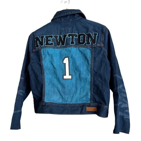 abercrombie and fitch newton # 1 custom Denim trucker jacket Size large - Picture 1 of 10